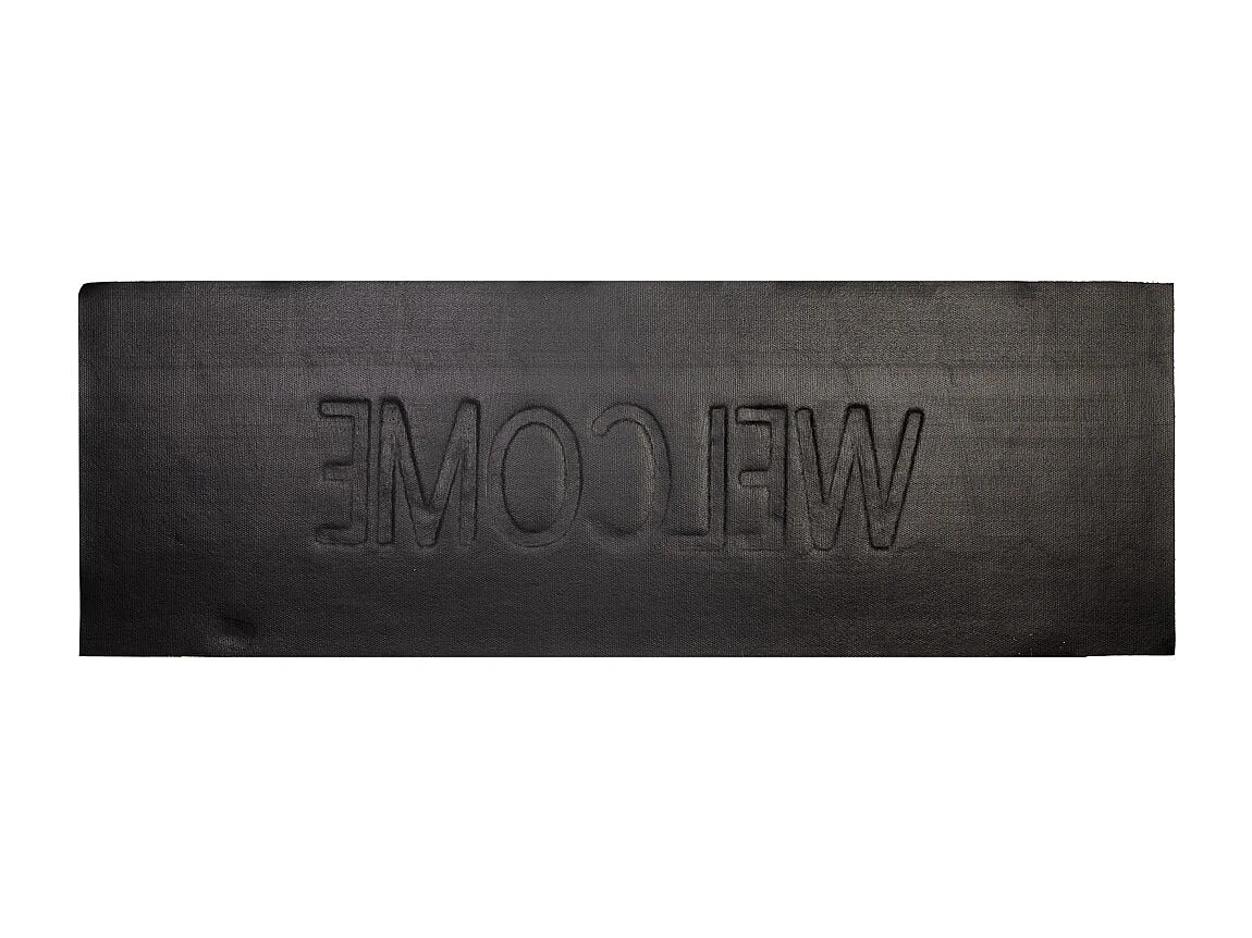 Tapis d'entrée en fibre pressée marron 40x120