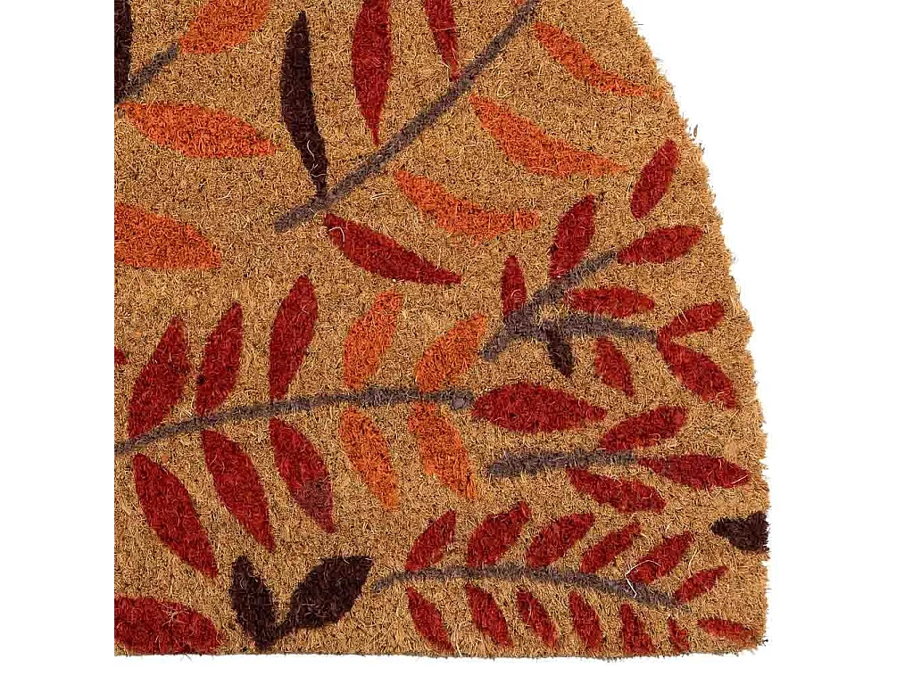 Tapis en PVC imprimé marron 45x75