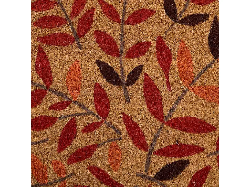 Paillasson PVC imprimé marron 45x75