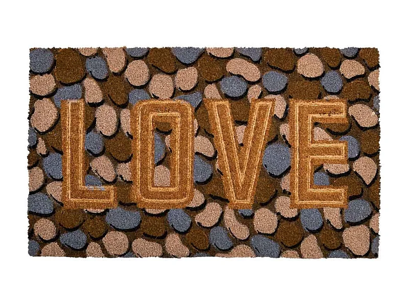 Paillasson PVC pressé et imprimé 45x75