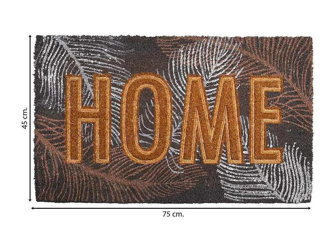 Paillasson PVC pressé et imprimé 45x75