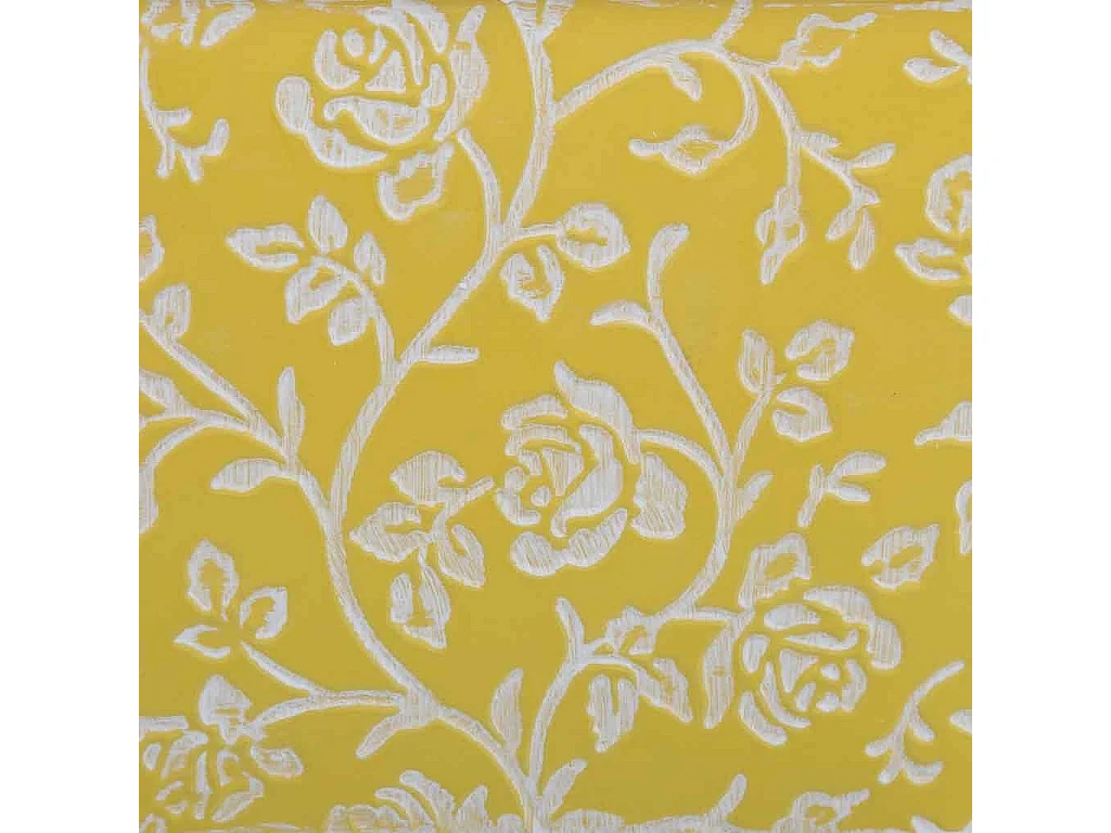 Cestino in metallo giallo 22,5x13,5x11,5 B20x11