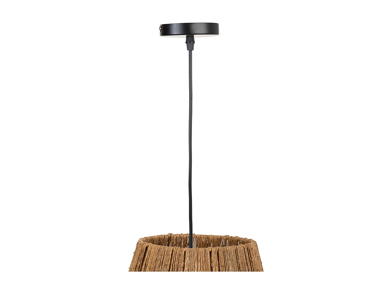 Deckenlampe Jute braun 40x40x45