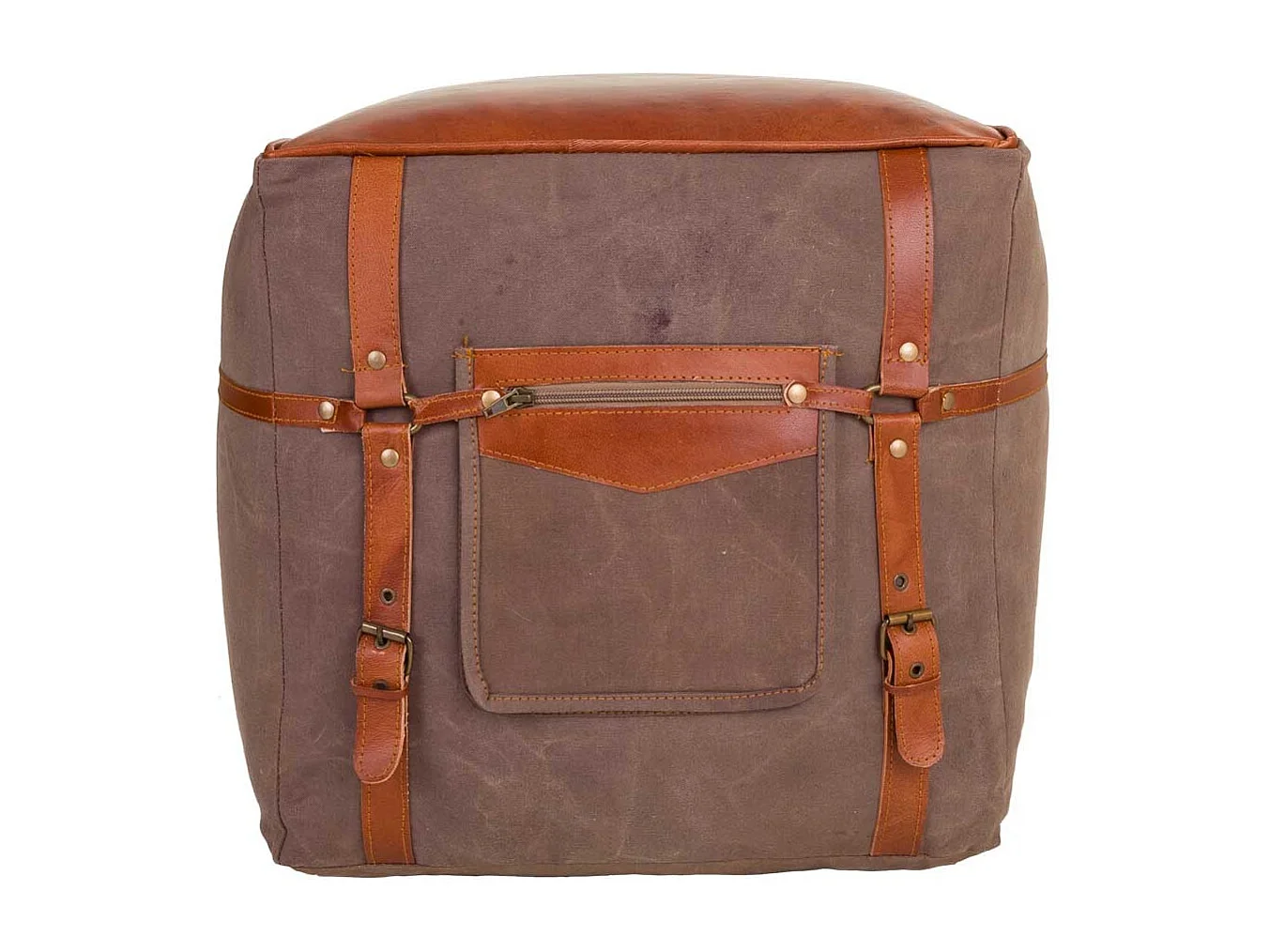 Banc en bois tapissé blanc 139x45.5x78