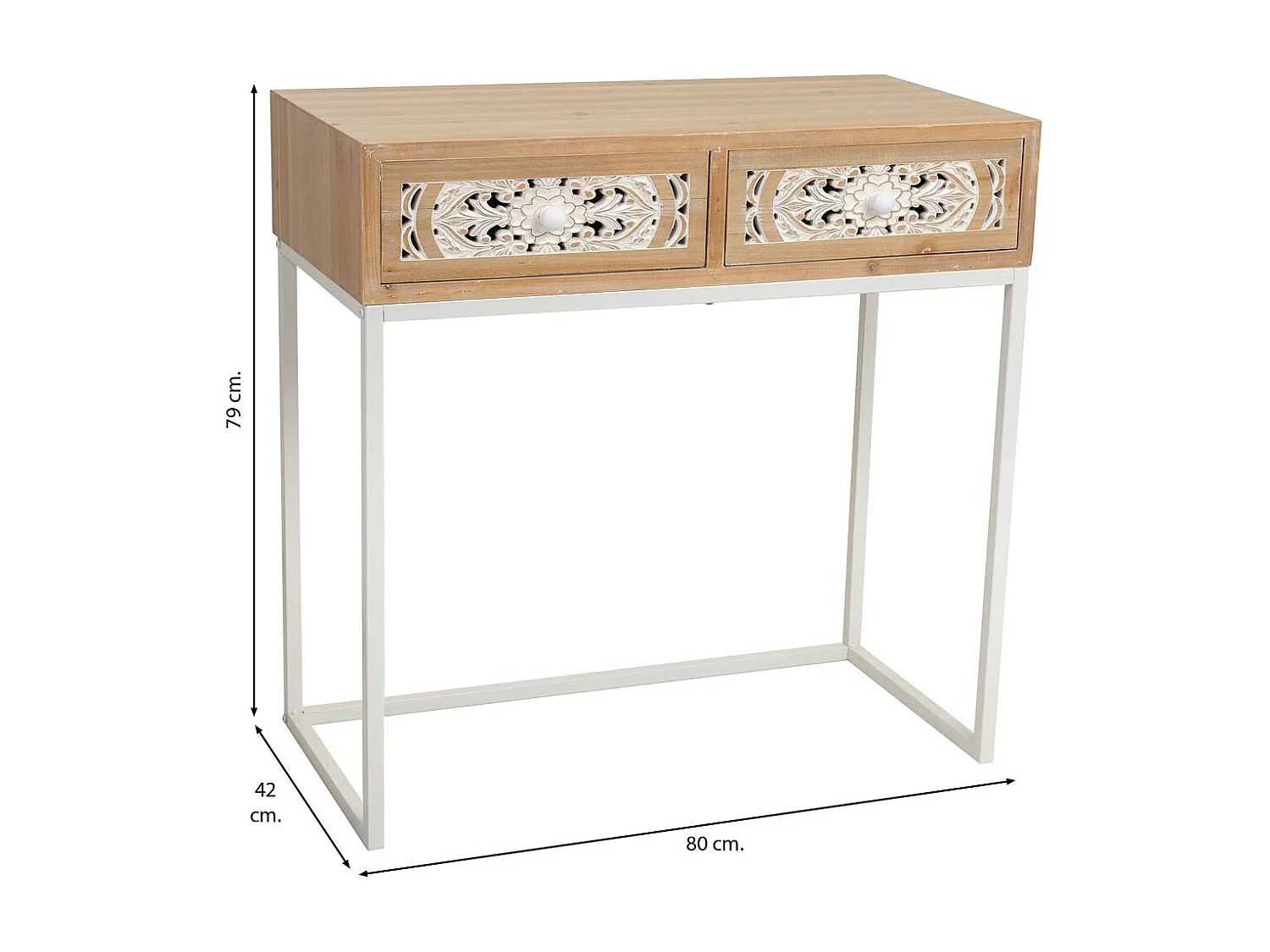 Banc en bois tapissé gris 110x37x47