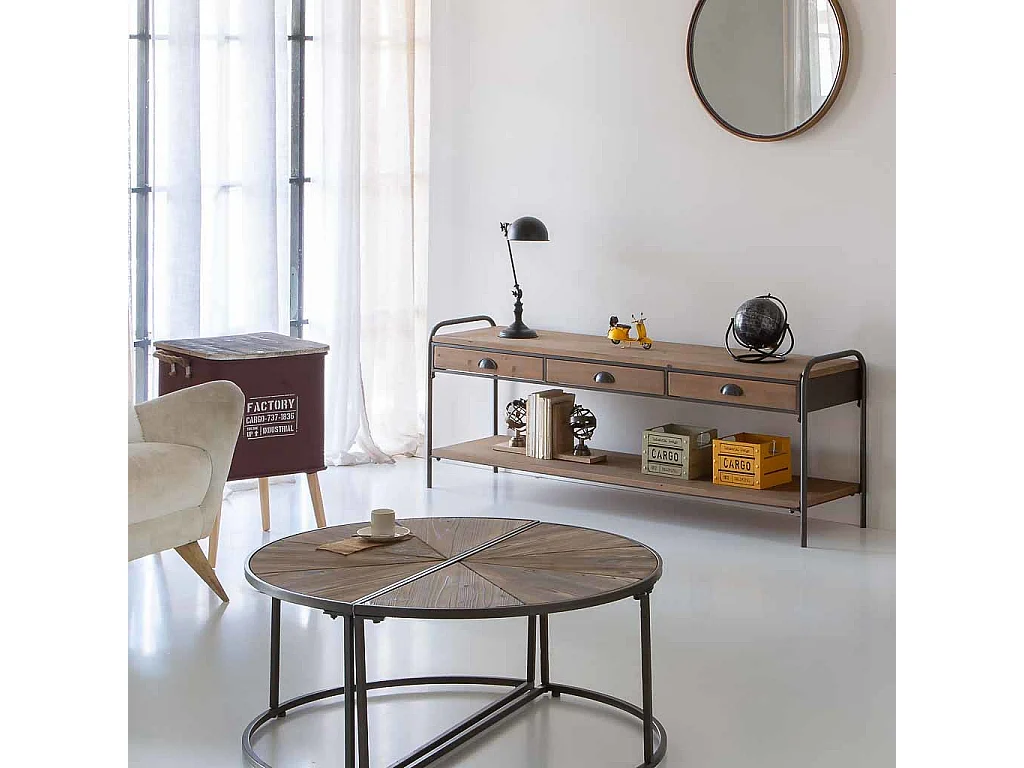 Grau bedruckter quadratischer Metallkorb 18x18x14