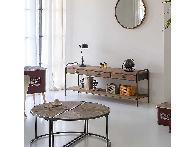 Quadratischer gelb bedruckter Metallkorb 18x18x14