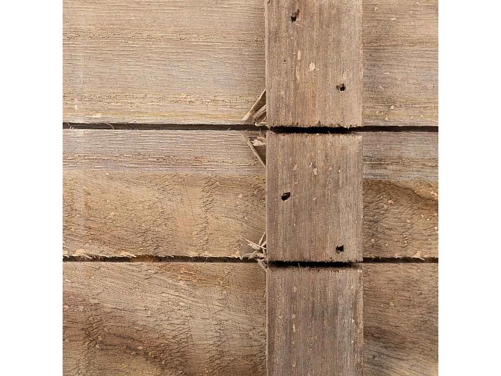 Panier en bois avec poignées marron 22x13x10,5h