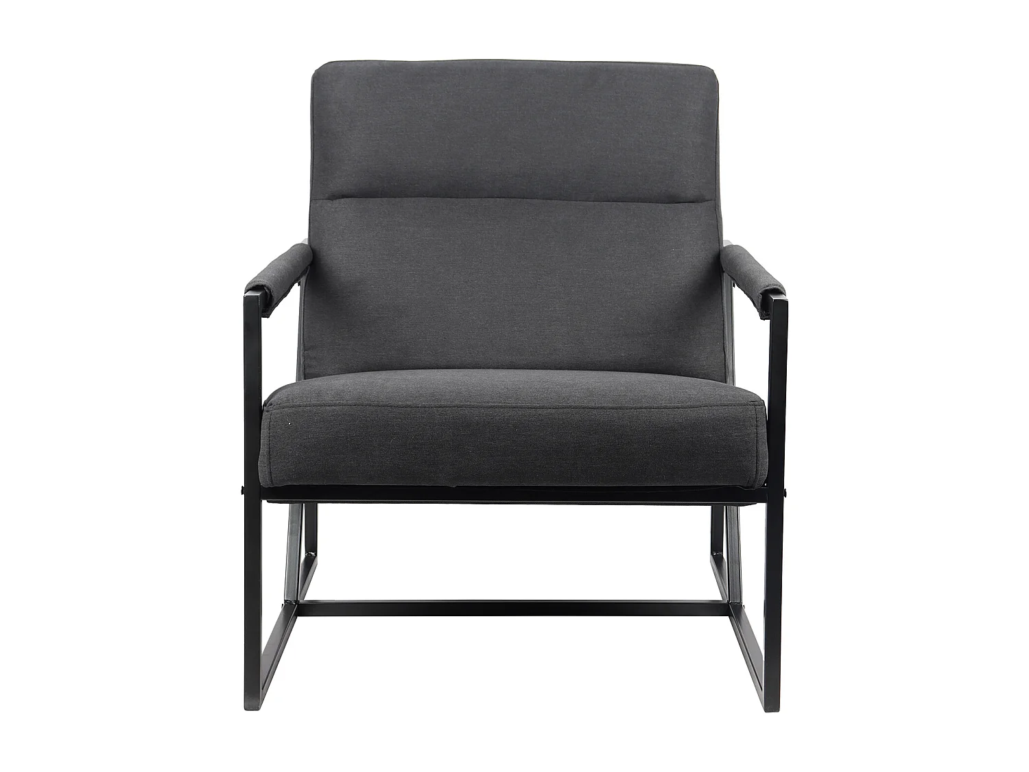 Chaise longue SVITA CHRIS chaise cocktail chaise rembourrée avec accoudoirs jaune anthracite