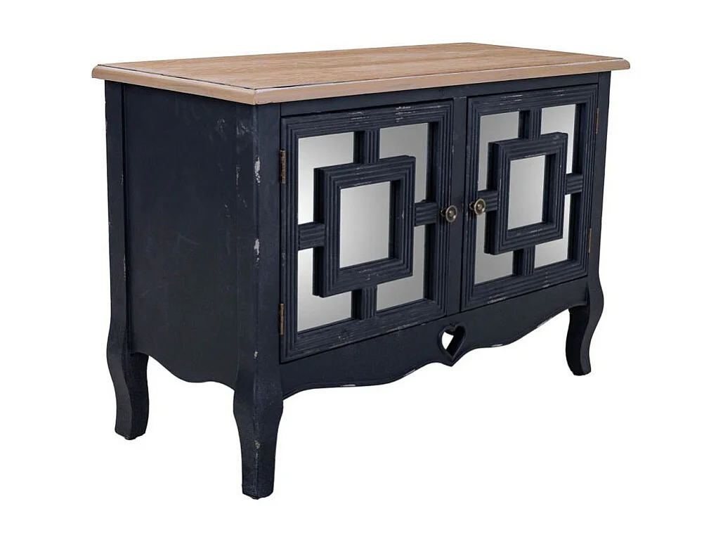 Flurschrank aus Holz mit 2 Schubladen, weiß, 92x39,5x184 cm