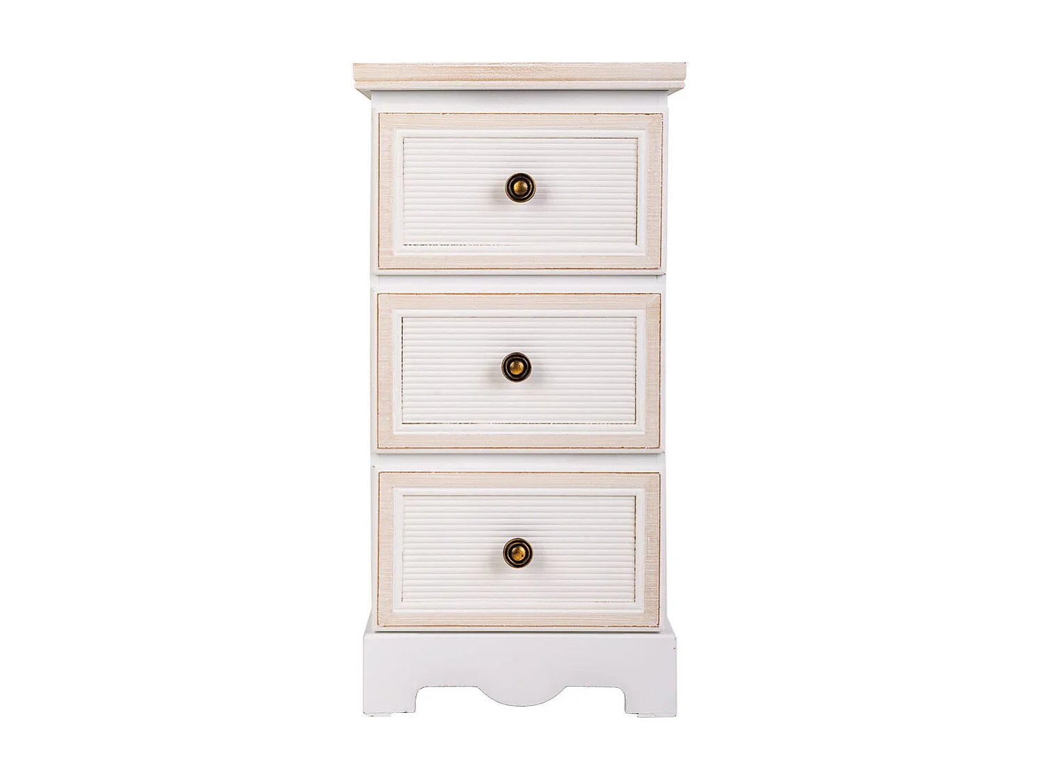 Commode en bois blanc 31x26x60h