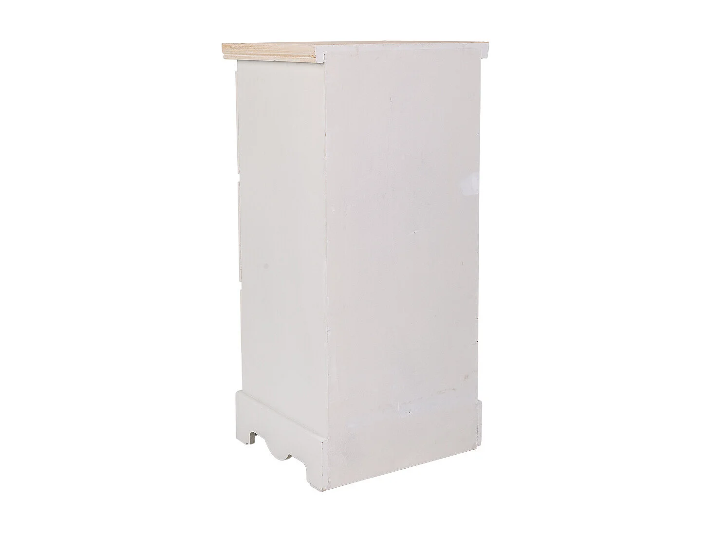 Commode en bois blanc 31x26x60h