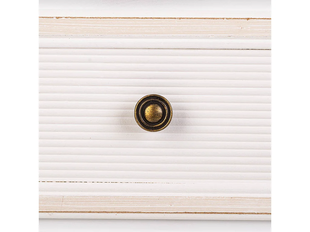 Commode en bois blanc 31x26x60h