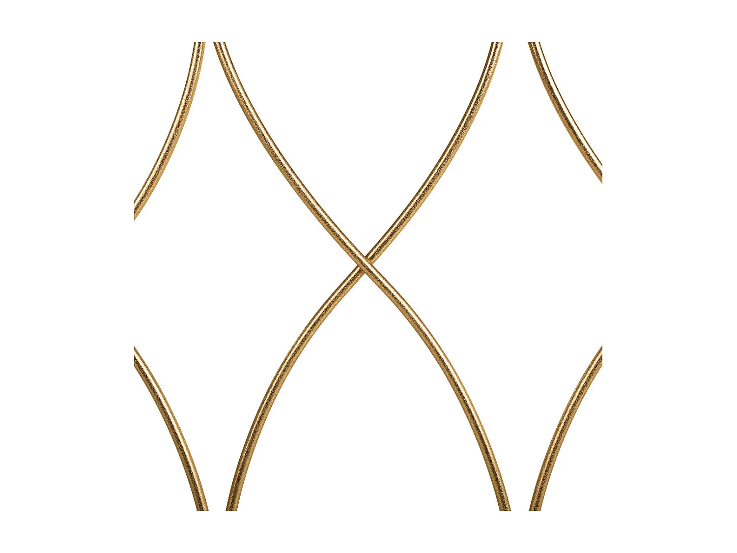 Goldene Metallhalle 120x40x80h cm