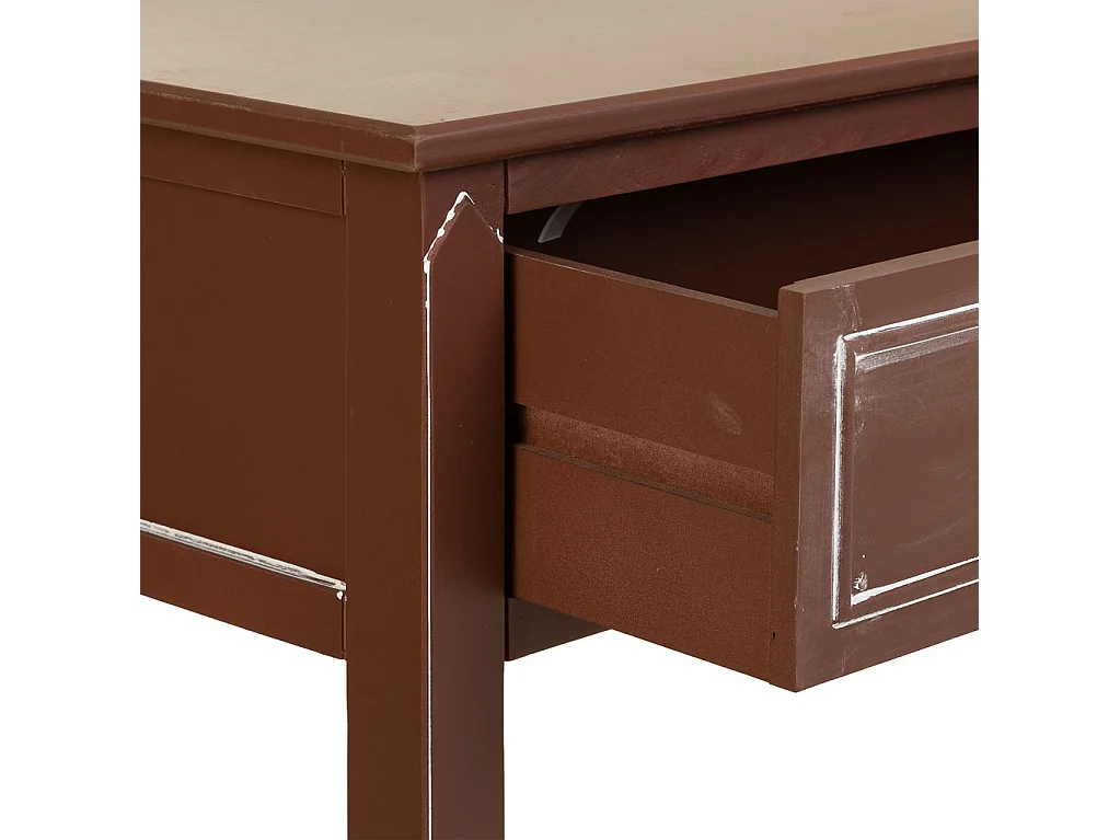 Mobile da ingresso in legno marrone 112x38x82h