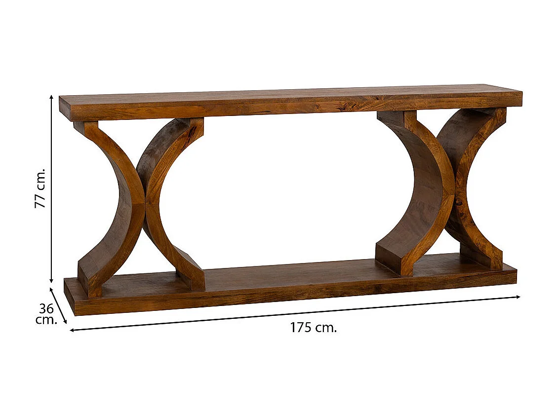 Braune Halle 175x36x77h cm