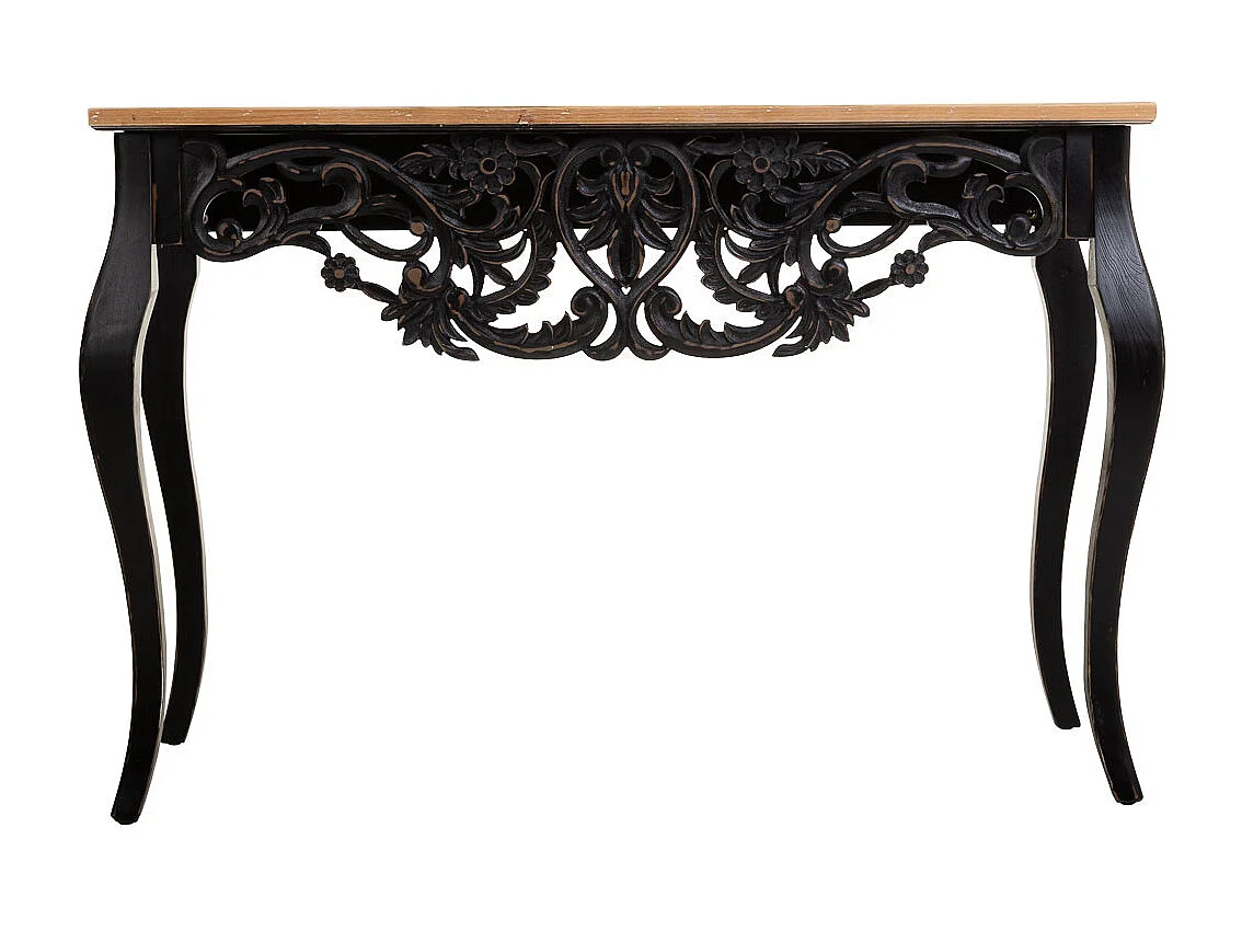 Schwarze Eingangstisch 111x40x77h cm