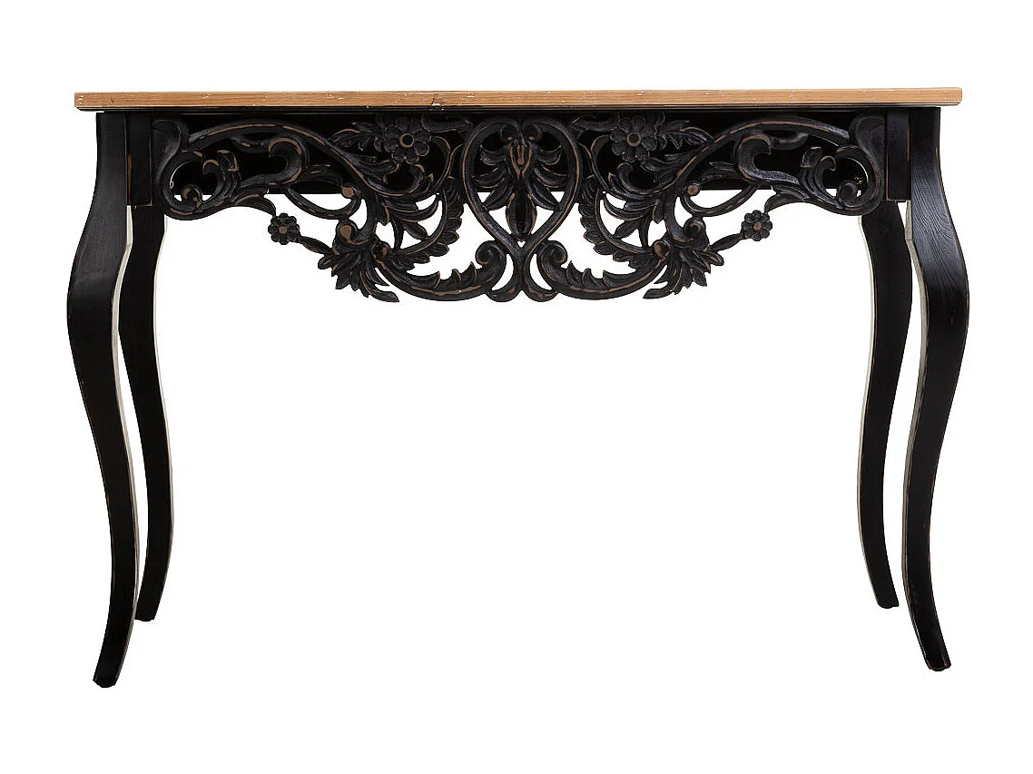 Schwarze Eingangstisch 111x40x77h cm