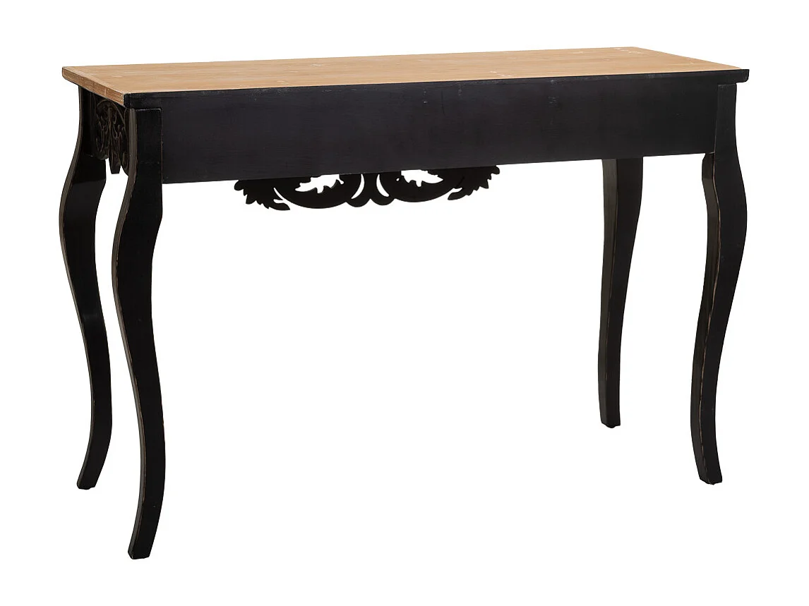 Salão de madeira preto 111x40x77