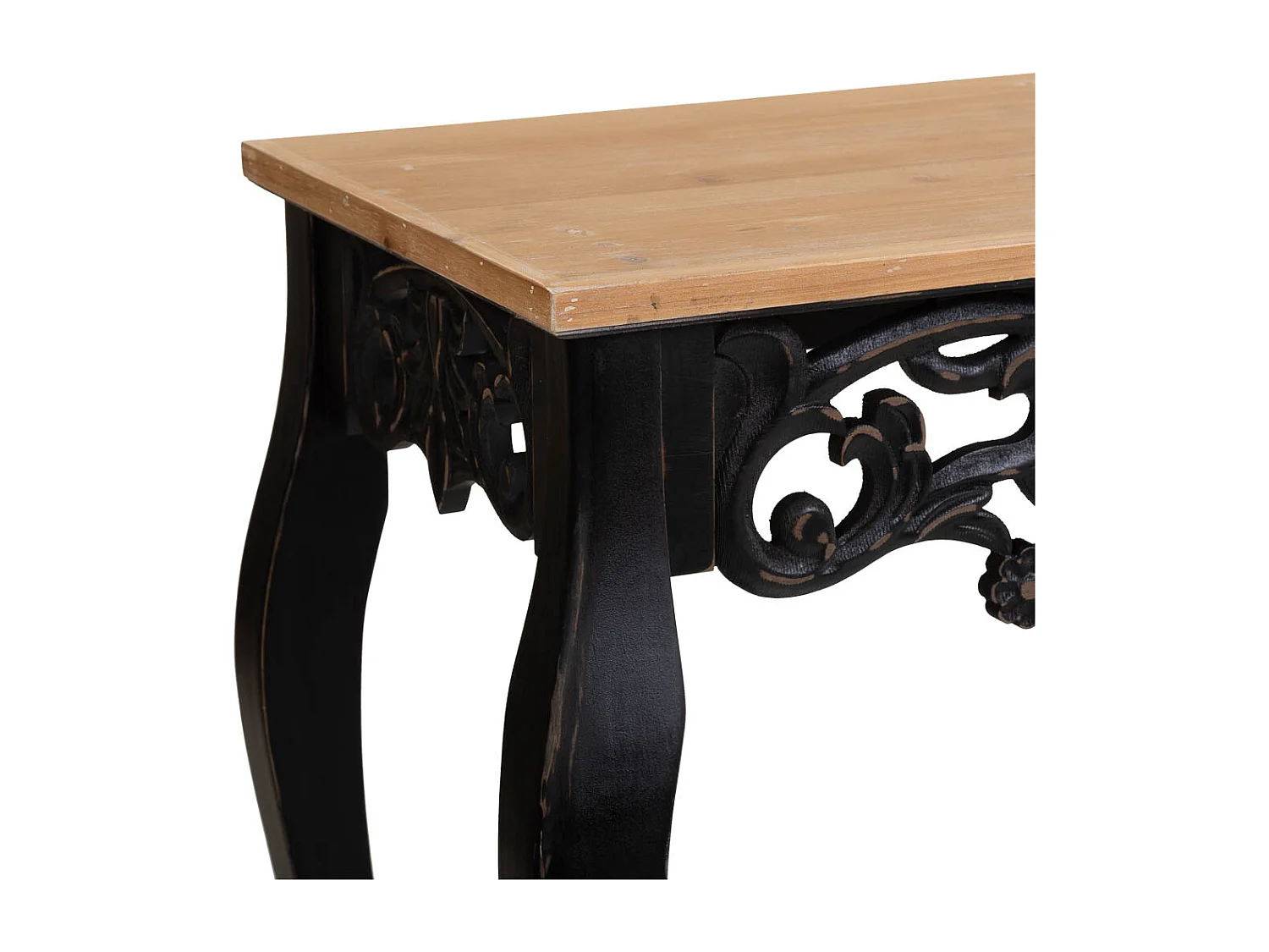 Salão de madeira preto 111x40x77