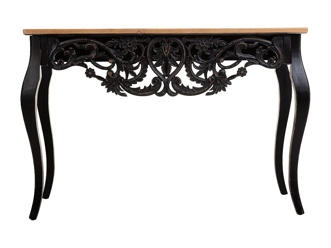 Schwarze Eingangstisch 111x40x77h cm