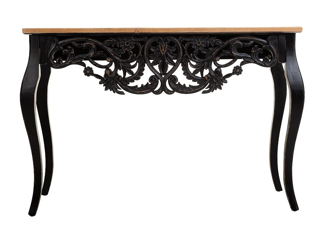 Schwarze Eingangstisch 111x40x77h cm