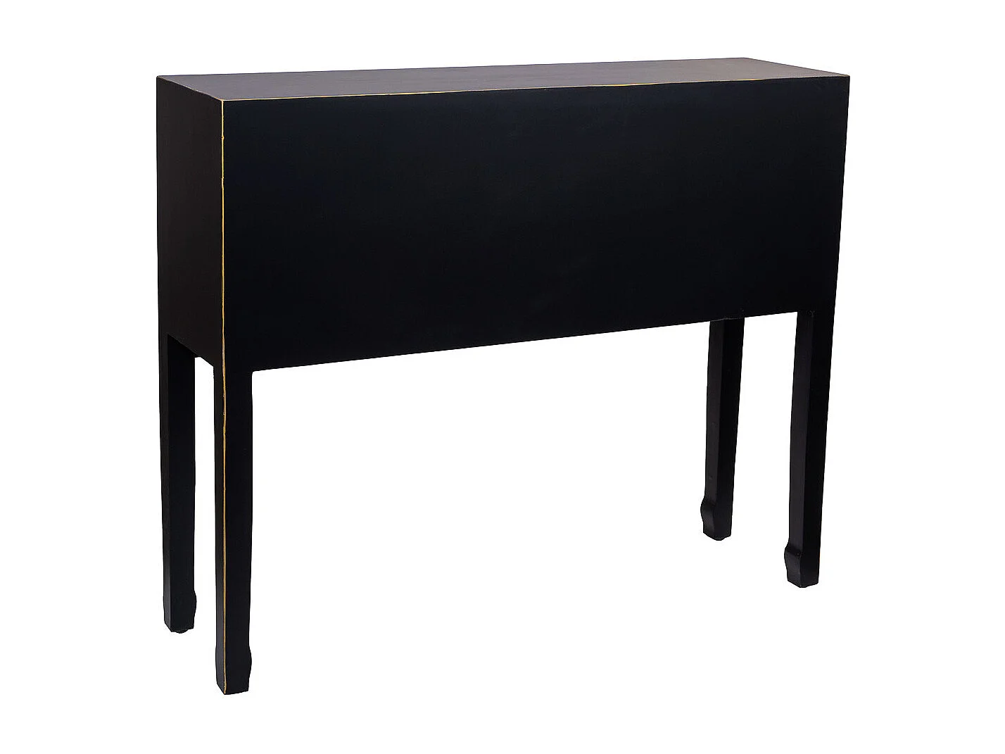 Sala de madeira com 4 gavetas e 2 portas 95x26x78