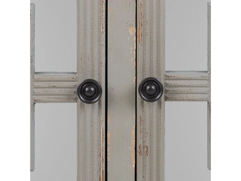 Recibidor de madera gris 83x36x56,5