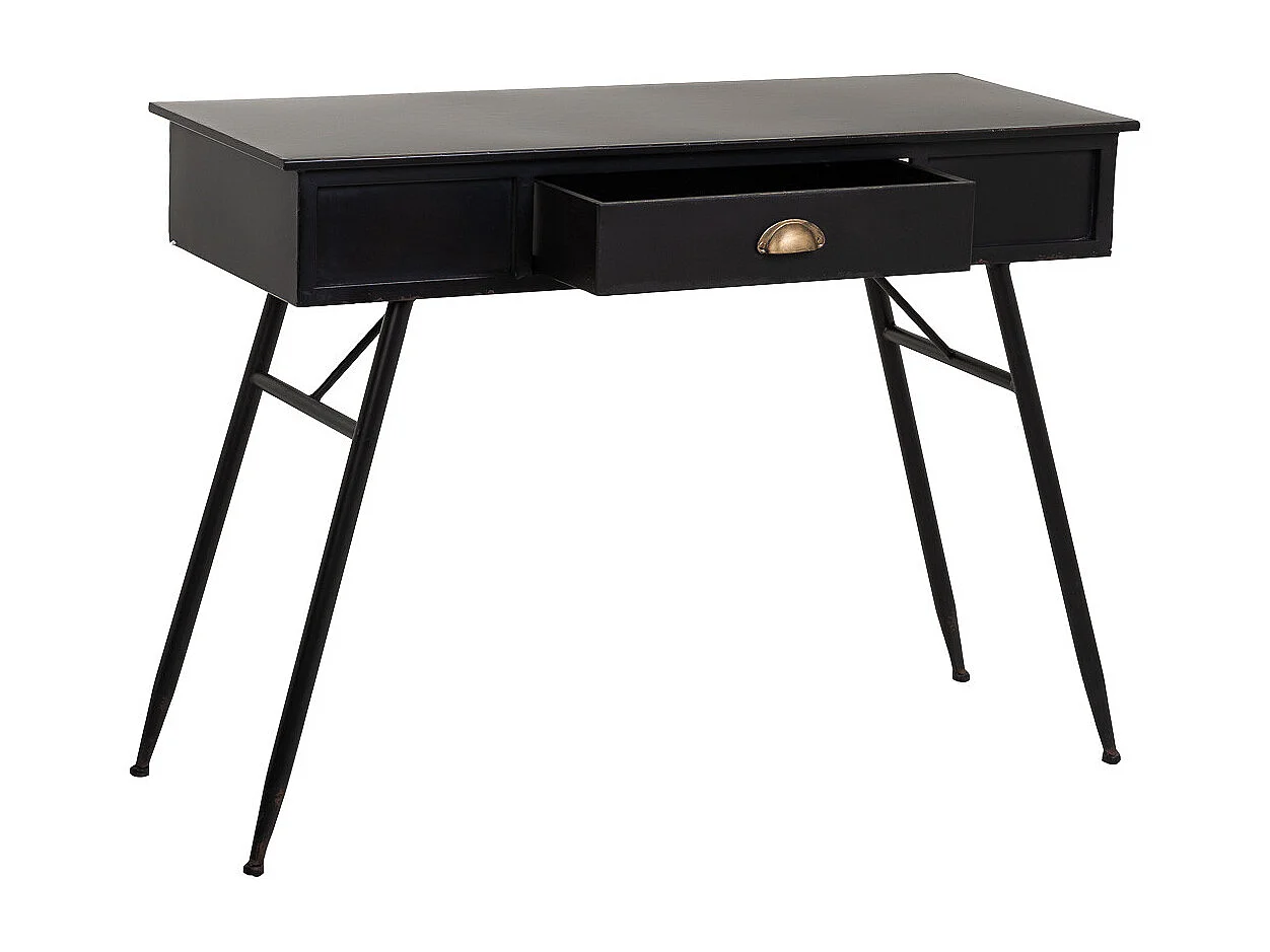 Schwarze MetallFlurtisch 100x40x75h cm