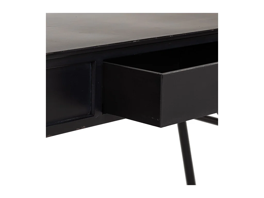 Schwarze MetallFlurtisch 100x40x75h cm