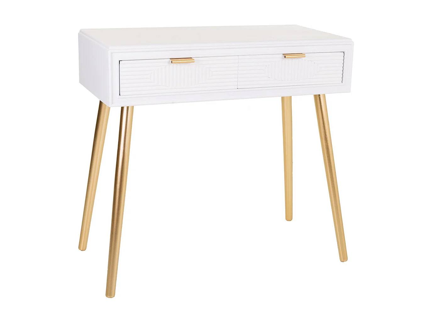 Console en métal noir 100x40x75h