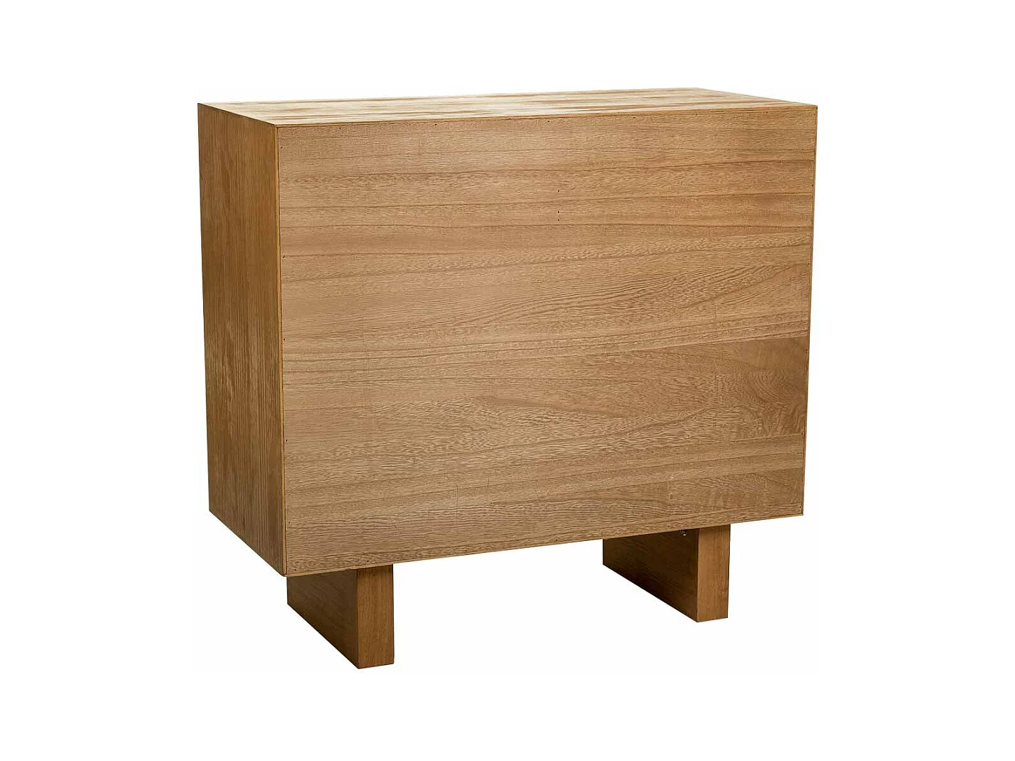 Console en bois et corde tressée marron 80x36x75h