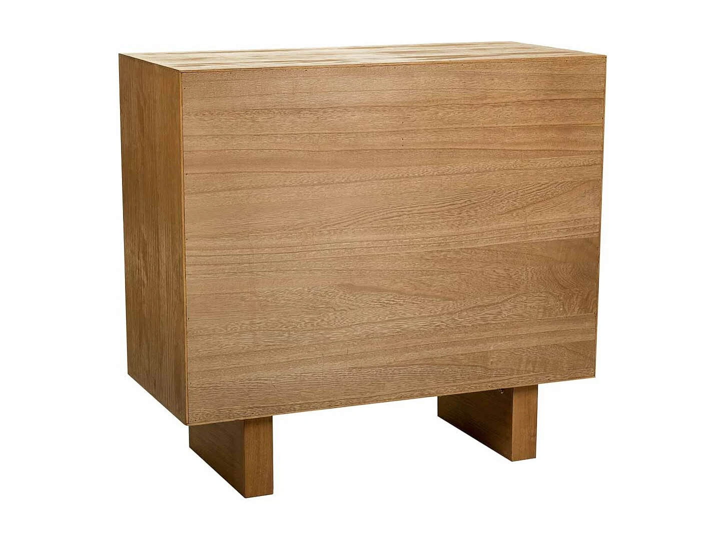 Console en bois et corde tressée marron 80x36x75h