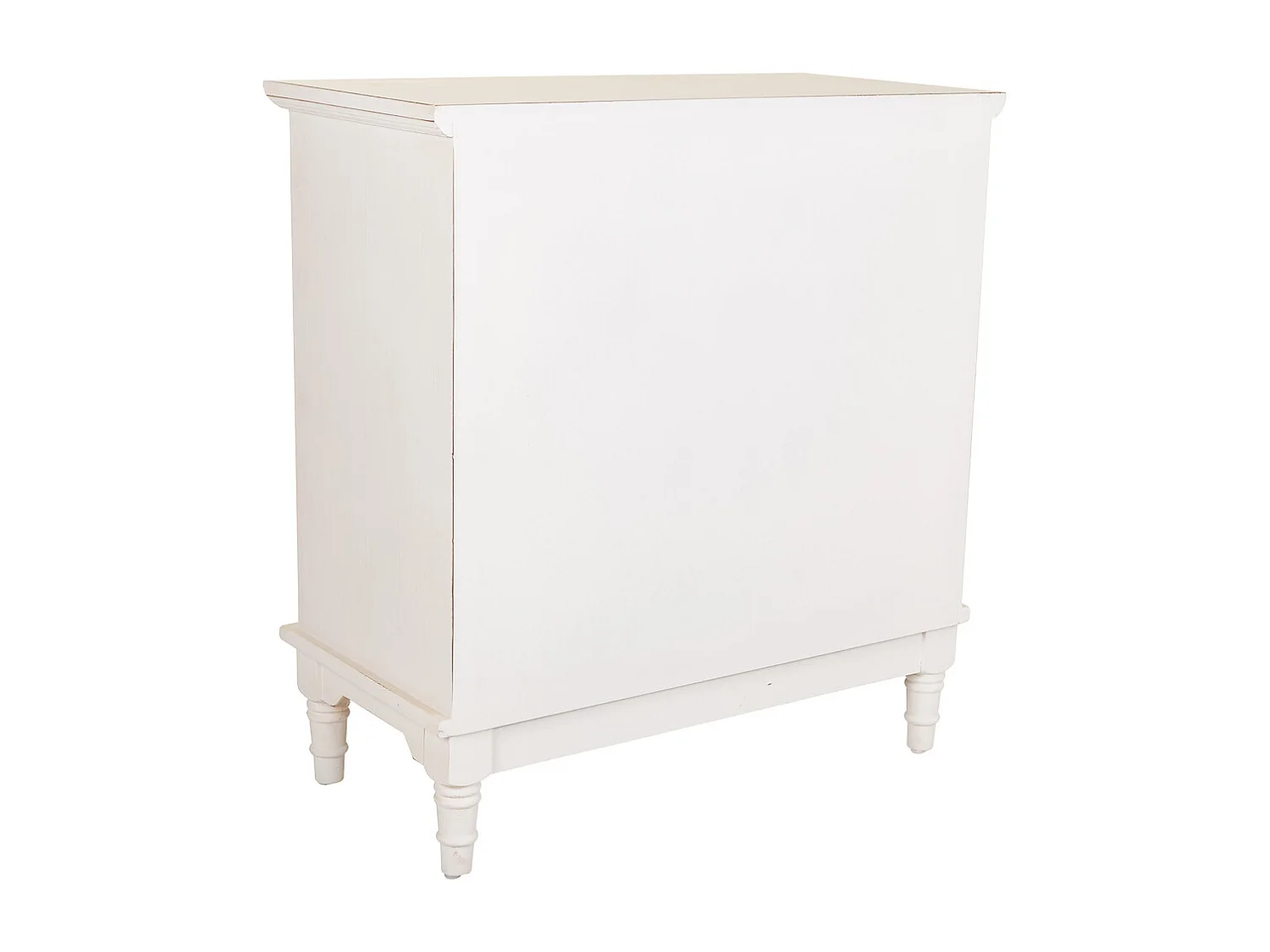 Weißes Eingangs-Sideboard aus Holz 73x36,5x78h cm