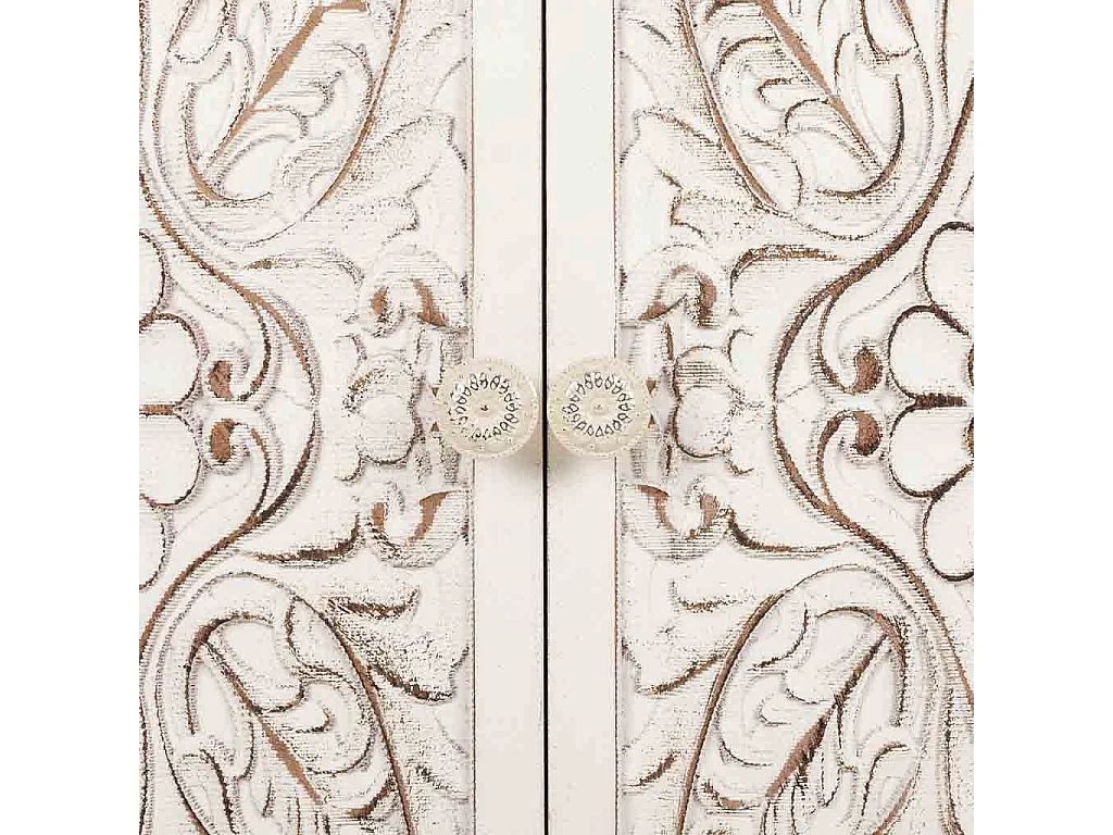 Mobile da ingresso in legno bianco 73x36,5x78h