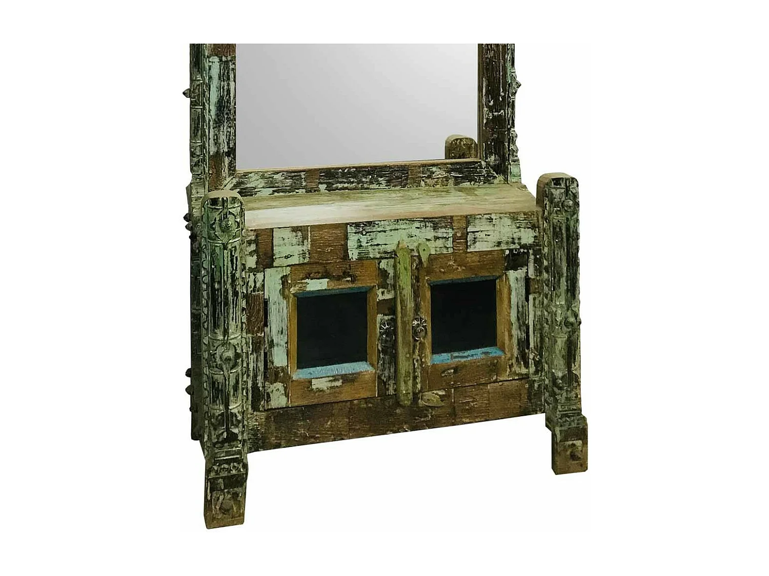 Banc d'entrée en bois 83x44x185h