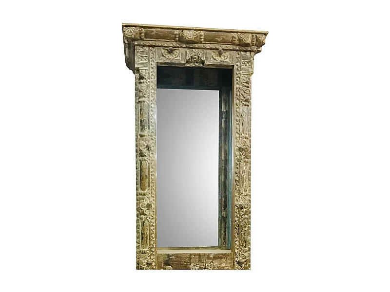 Hölzerne Flurbank 140x46x188h cm