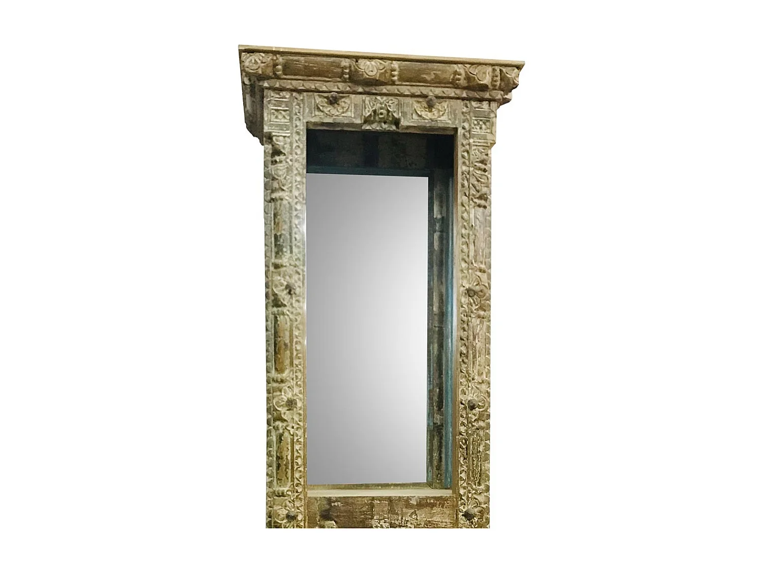 Hölzerne Flurbank 140x46x188h cm