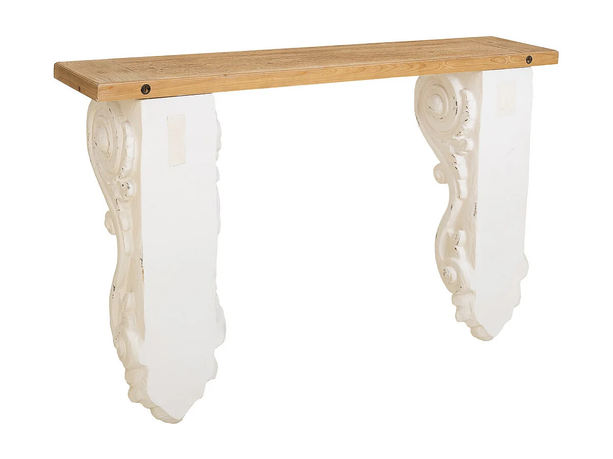 Vestibule en bois blanc 153x32.5x93h