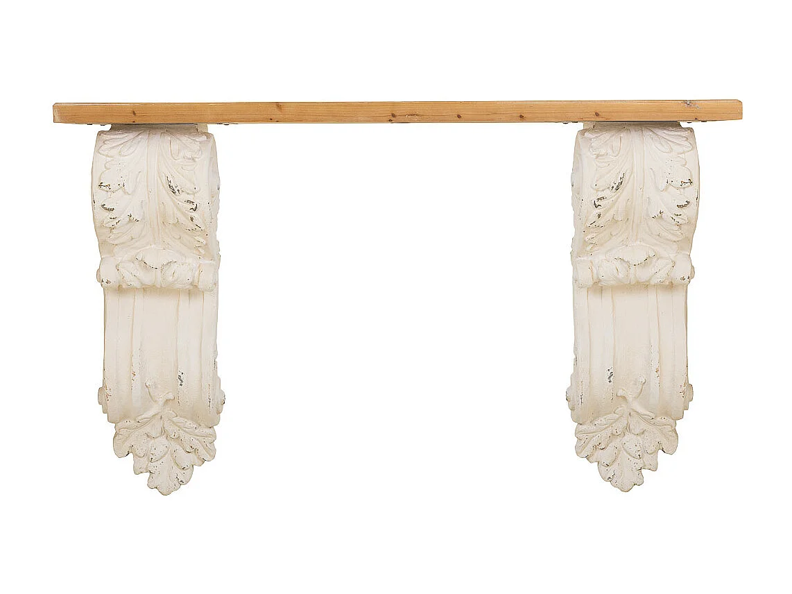 Vestibule en bois blanc 153x32.5x93h