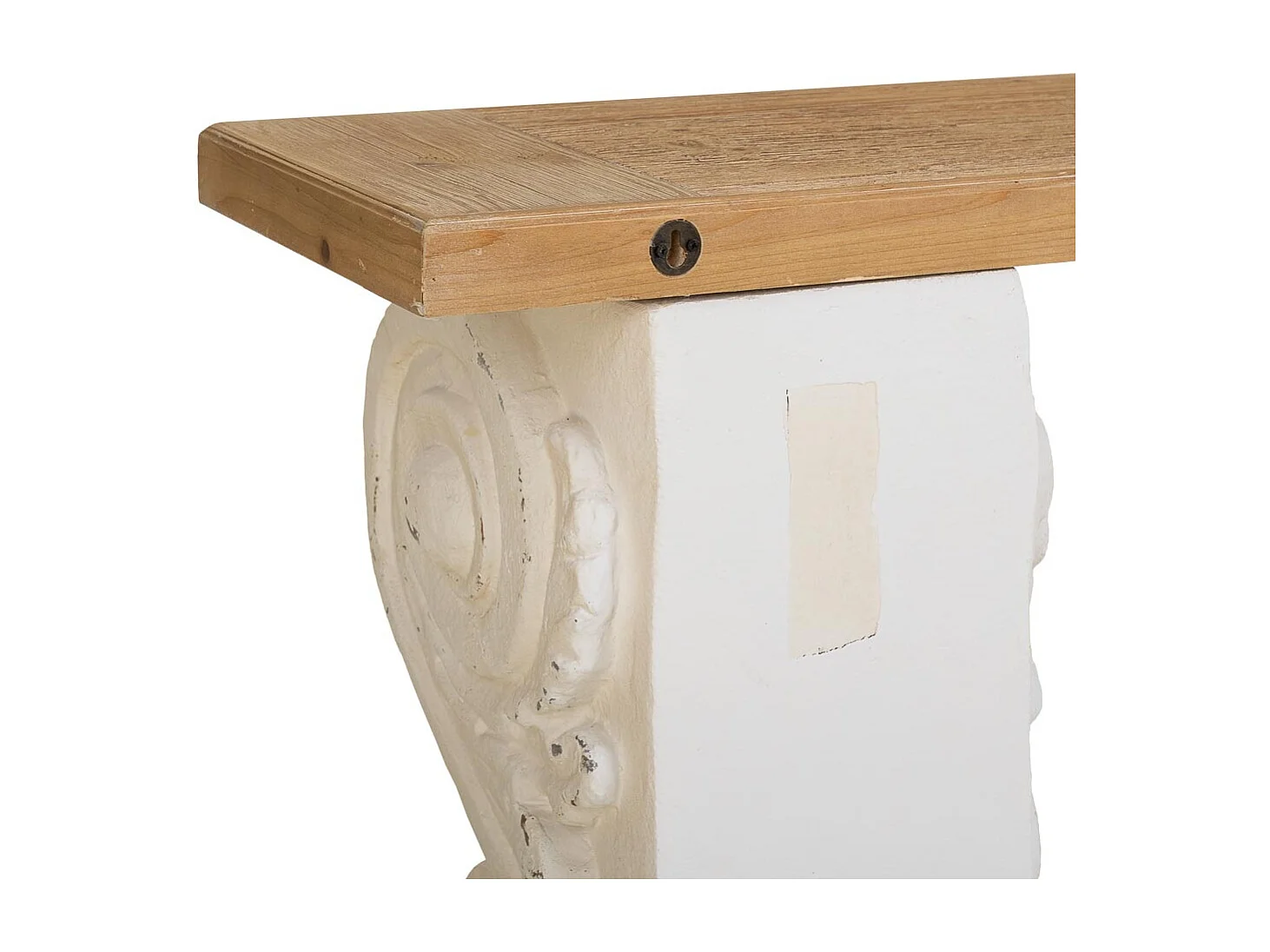 Vestibule en bois blanc 153x32.5x93h