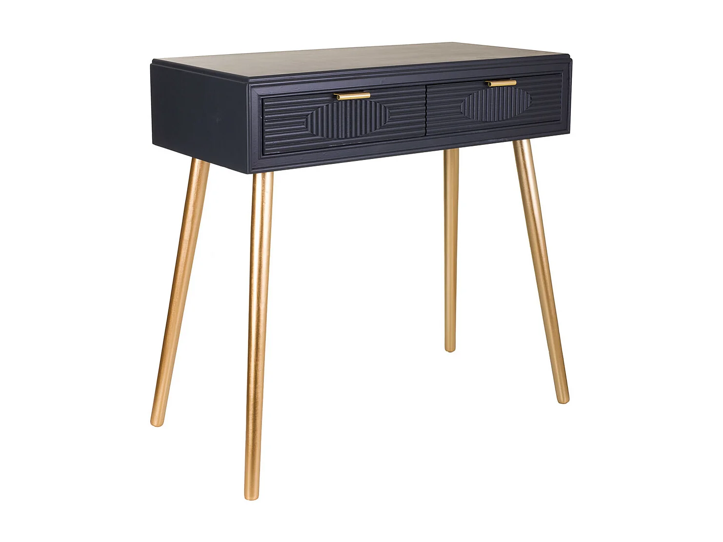 Recibidor de madera gris oscuro 82x41x78