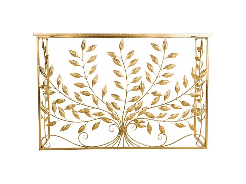 Goldene Metallhalle 120x40x80h cm