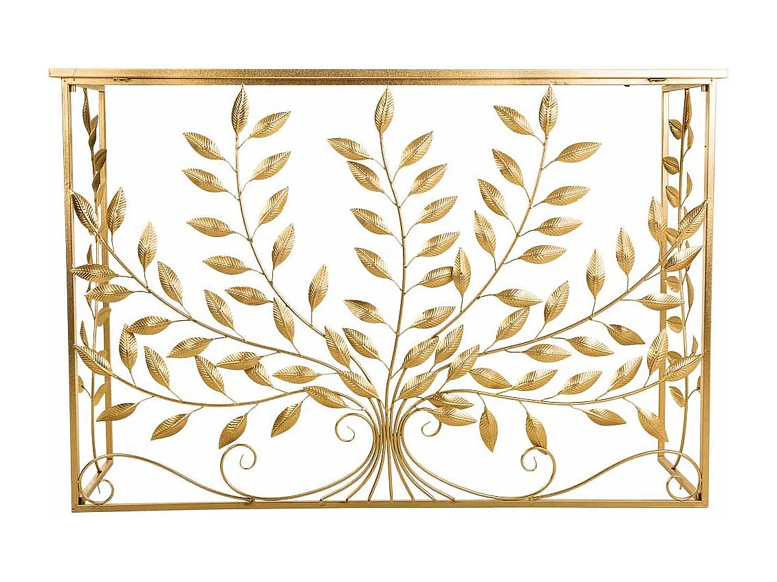 Goldene Metallhalle 120x40x80h cm