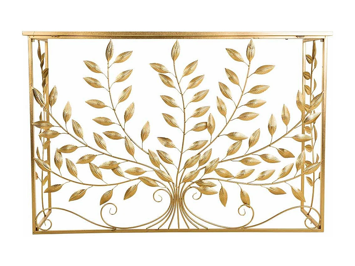 Goldene Metallhalle 120x40x80h cm