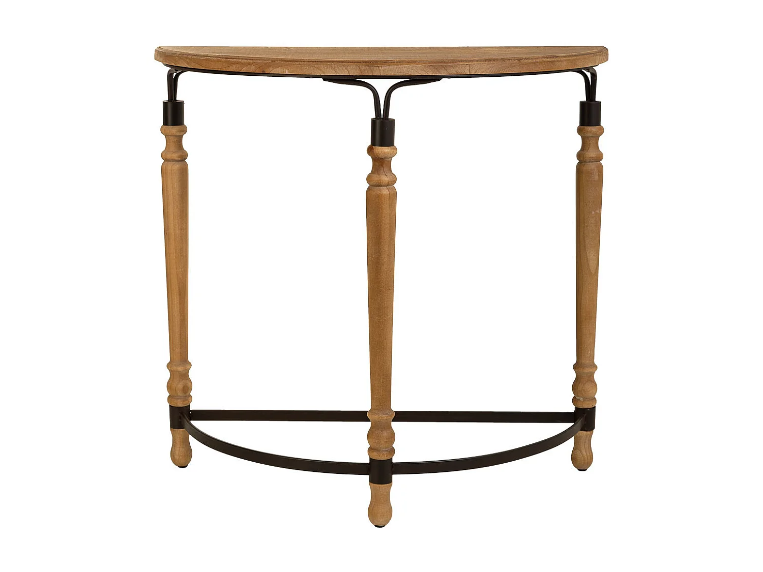 Vestibule en bois et métal marron 80x35.5x76h