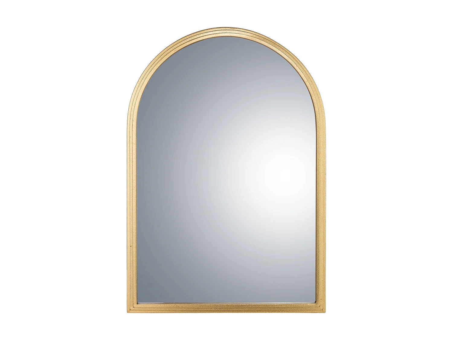 Espelho de metal dourado 81x6x57