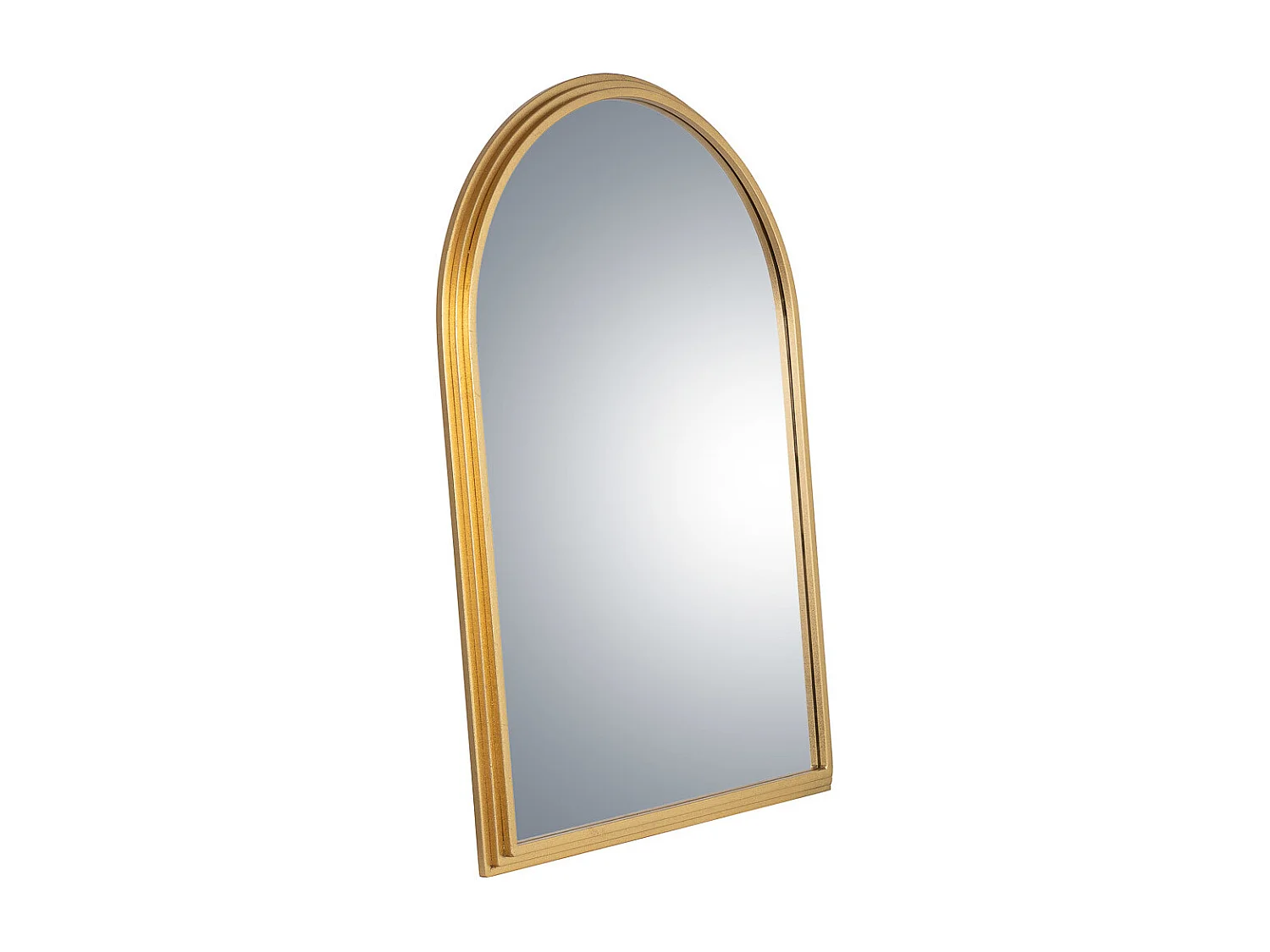 Espelho de metal dourado 81x6x57