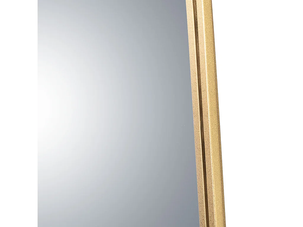 Espelho de metal dourado 81x6x57