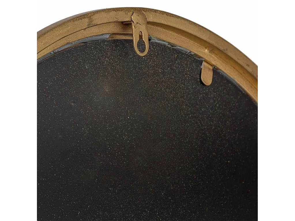 Espelho de metal dourado 81x6x57